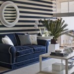 7.marine-theme-dark-blue-white-stripes-on-the-wall